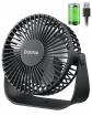 Ventilateur de Bureau Portable 3 Vitesses R�glables Noir Chauffage