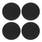Dessous De Plat 4pcs en Silicone 25cm de Diam�tre Noir   Taille et Emballage