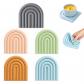 Dessous de Plat Lot de 5 en Silicone R�sistant � la Chaleur 15 cm Color�s