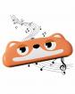 Harmonica 1 Pi�ce D�butant de Bande Dessin�e pour Enfants Orange