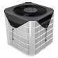 Cache Climatiseur Exterieur 71 x 71 cm Housse Maille Plastique