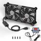 Ventilateur USB 2 en 1 140 mm avec Contr�leur de Temp�rature Num�rique Noir