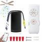 Kit de T�l�commande Universelle Wi Fi pour Ventilateur de Plafond Noir 7x5x1cm