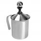 Mousseur � Lait Manuel en Acier Inoxydable 400 ml Argent�