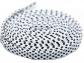 Lacets Plats Bicolore pour Chaussures de Sport 140 cm Blanc - Noir Aspirateurs