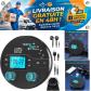 Greadio Lecteur CD Bluetooth Portable Discman 2000 mAh Transmetteur FM USB AUX