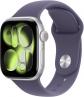 Apple Watch Series 11 Bracelet Sport M-L 46 mm Aluminium GPS Argent-Violet Brume