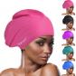 Bonnet de Bain Grand pour Cheveux Longs Rose Rouge Adulte Silicone