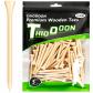 Tees de Golf Professionnels en Bois Naturel avec Moins de Friction Lot de 100