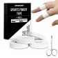 Blanc 4 Rouleaux Sport Tape Ajouter une Paire de Ciseaux pour Doigt