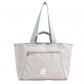 Sac de Voyage pour Femme de Bagage � Main Pliable Gris Clair Polyester