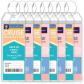 Porte �tiquette Bagage de Croisi�re 20 x 7 cm Transparent Plastique 8 Pi�ces