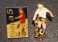 Pin s Lot de 2 Vintage Sport Football Angers SCO & Foot 49 Loto Sportif  (318)