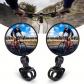 R�troviseur v�lo VTT trottinette scooter r�glable rotation 360� guidon 15-35mm