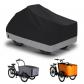 Housse de Protection pour V�lo de Chargement en Tissu Oxford Noir et Gris