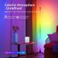 Lampe de sol LED RGB 120 cm avec capteur sonore et t�l�commande pour chambre