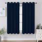 Rideaux Occultants � Isolation Thermique pour Chambre Bleu Marine Lot de 2