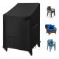 Housses de Chaises de Jardin 85 x 65 x 80-114 cm en Oxford 520D Noir
