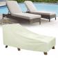 Housse de Protection Imperm�able pour Chaise Longue 210D Oxford Beige