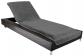 Housse de Protection pour Chaise Longue 75x200 cm Anthracite Coton