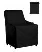 Housse de Chaise de Jardin Fauteuil de Relaxation 76 x 80 x 110 cm Noir