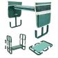 Banc de Jardinage Pliable 2 en 1 60x52x27cm Tabouret Agenouilloir Vert