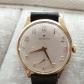 Zenith montre homme m�canique manuel 17 rubis cadran argent� bo�tier dor�