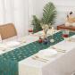 Chemin de Table Vert No�l D�coration pour F�tes