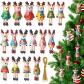 Pendentifs en Bois pour Sapin de No�l D�coration Lot de 32
