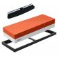 Pierre � Aiguiser 2 en 1 Aiguiseur de Couteau Professionnel 1000 6000 Blanc
