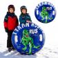 Tube � Neige Gonflable avec 2 Poign�es Luge de 80 cm Bleu