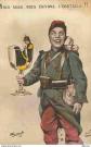 Carte Postale Ancienne   Militaria   Nous aussi buvons l'obstacle   Coloris�e