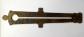 Patience Militaire en laiton en forme de Canon 27cm XIXe
