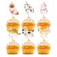 D�corations pour G�teaux en Forme de Chat Multicolores chats
