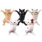 Mini Figurines de Chat D�coration de Chaton Dansant Petite Statue 5 PCS