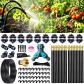 Syst�me d'Irrigation de Jardin 20 m Tuyau d'Arrosage Automatique � 360 �