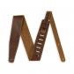 Sangle Guitare Fender Cuir Tan Marron  Confort Haut de Gamme 6,35 cm
