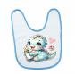 Bavoir Personnalisable tissus  bleu dinosaure b�b�