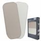 Drap Housse B�b� en Bambou 70x28 cm Lot de 2 Blanc Cass� Beige Draps Linge