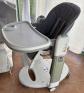 Peg Perego Tatamia chaise haute b�b� gris-blanc avec plateau
