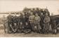 Militaire #FG58271 Groupe Di Militaire pose devant un Canon Regiment