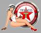 AUTOCOLLANT TEXACO PIN UP PILOTE PINUP USA PC156