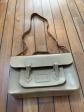 Sacoche - cartable cuir lisse beige Cambridge Satchel