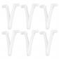 Clips de Fixation Papillon en V pour Piscine Blanc Environ 5,3 x 4 cm Lot de 6