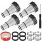Adaptateurs de Tuyau de Piscine a pour Intex 32 mm et 38 mm Lot de 4