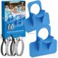 Supports de Tuyau de Piscine 26 38 mm Bleu Plastique ou M�tal Lot de 2