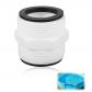 Kit de Raccordement de Piscine 38 mm pour Connecteur de Tuyau Blanc