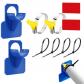 Support de Tuyaus de Piscine2 PCS Supporst d'Eau Bleu