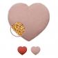 Coussin Chauffant Micro Ondes en Coton 100% Bio C ur Rose Bouillotte Graines