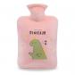 Bouillotte avec Housse Souple Cuddly Bouteille d'Eau Chaude en PVC Rose